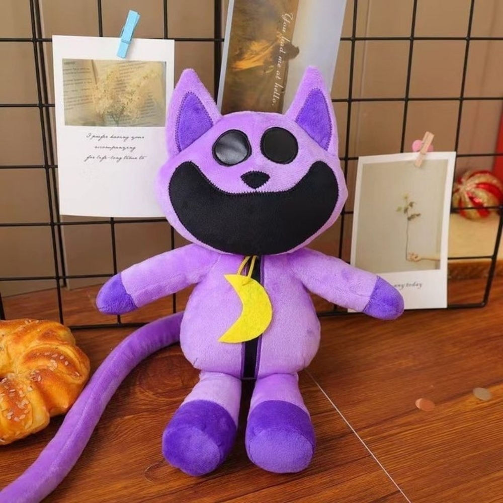Purple Cat Plush Toy
